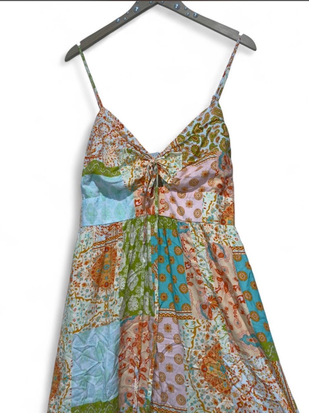Baltic Born Kamari Tank Maxi Dress Patchwork Dress Boho Beach Size XL - Picture 3 of 10